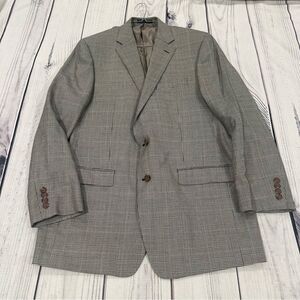 Lauren Ralph Lauren Wool/Silk Sport Coat Men’s Sz‎ 44 Long Glen Plaid Pattern